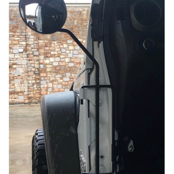 2018+ Jeep Wrangler/Gladiator Mirrors w/foot peg. Excellent condition - Picture 2 of 4